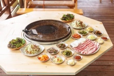 투명 수정 돌판에 구운 흑돼지 삼겹살과 수비드 스테이크가! 함양 고기 맛집 3 #소도시여행