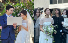 사랑 만큼 우정도 가득했던 소진-이동하 결혼식 현장 (ft. 눈물의 혜리 축사)