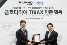 금호타이어, 정보보안 인증 TISAX 획득