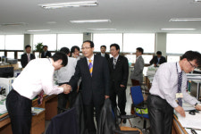 [광주청] 김광 청장, 일선 법인세 신고현장 방문