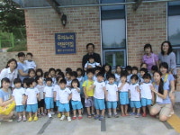 김문수 경기도지사, 중부청 어린이집 방문