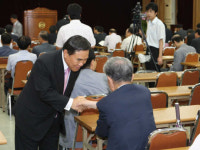 [한길 창립]조용근 회장 약속 지킬수 있어서 감사