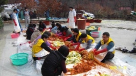 [원주서] 사랑의 김장담그기 봉사활동