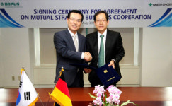 녹십자, 비.브라운社 의료기기 도입 계약 체결