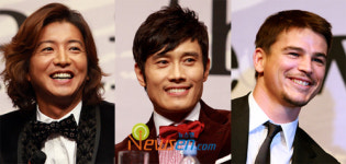 [포토엔]키무라-이병헌-조쉬, 누가 더 살인미소?