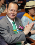 [포토엔]‘2010 관동별곡 8백리 문화축전’홍보대사 김학철, 힘찬 박수~