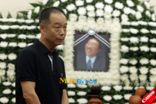 [포토엔]‘故 백남봉 빈소’찾은 김학래‘침통’