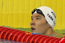 [AG 포토엔]박태환 400m ‘결승 기대해주세요’