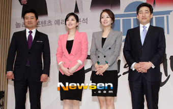 [포토엔]편상욱-정미선-박선영-김성준 앵커 ‘개표방송 우리에게 맡기세요’