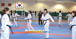 [포토엔]태권도 대표팀 ‘훈련 또 훈련’