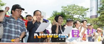 [포토엔]PD수첩 작가 원상복귀를 외치는 방송작가들