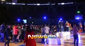 [포토엔]‘클럽으로 변신한 잠실농구장’