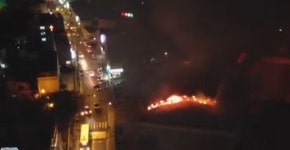 화신중학교 화재 ‘체육관 건물 큰불’ 인명피해 없어