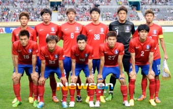[포토엔]홍명보 데뷔전 ‘11명의 자랑스러운 데뷔전 선수들’(대한민국-호주)