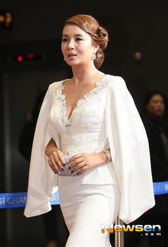 [포토엔]김원희‘감탄사 자아내게 만든 가슴 볼륨감 살린 드레스’