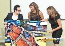 [포토엔]제네비브-알레한드라 잭슨 ‘사진 선물 너무 고마워요~’