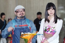 [포토엔]아오이 츠카사-시라이시 코지 ‘부천영화제 초청됐어요~’ (공항패션)