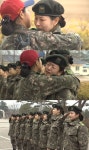 또 대성통곡..‘진짜사나이’ 여군들 눈물의 퇴소식 풍경