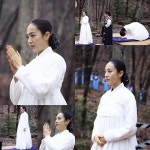 ‘객주’ 김민정, 영하 6도 엄동설한 소복 투혼