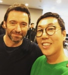 김영철 “휴 잭맨, 일찍 다니라 조언” 만남 인증샷