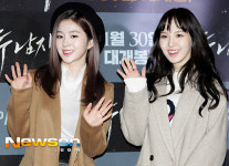 [포토엔]레드벨벳 아이린-웬디 ‘배우 최민호 응원왔어요’