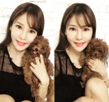 미나, 반려견과 함께 방부제 미모 과시 ‘40대 미모가 이정도’