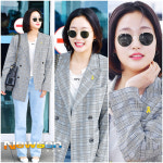 [포토엔화보]‘얼굴이 다 했네’ 김고은 출국 ‘소박한 공항패션에 노란리본’