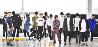 [포토엔HD] 세븐틴 출국 ‘서 있기만 해도 화보’(공항패션)