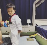 고지용 아들 승재, 야밤에 태권도하는 1등 꾸러기  “힘들다 아들아”