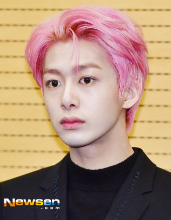 [포토엔HD] 몬스타엑스 형원 ‘진달래꽃 같은 헤어컬러’(홍보대사위촉식)