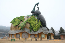 대숲속 흙돌담이 어우러지는 천년 한옥마을