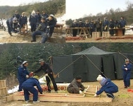 에코하우스 대원들, 단 하루 만에 생태 집짓기 도전