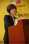 인기가수 한혜진. 영예의 대한민국나눔대상 수상