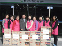 기장군여성단체협의회 자원봉사 및 후원물품 전달