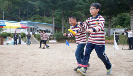 전교생 4명의 인제군 진동분교 가을 운동회