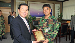 양양군 ‘육군 1170 공병단장’ 공로패 수여