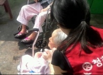 경주 서라벌여중 학생들의 ‘희망찬 봉사’