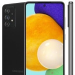 삼성 갤럭시 A52 5G 360도 렌더링…블랙·화이트·바이올렛·블루 색상