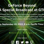 #ProjectBeyond의 정체는 GTC 키노트, 엔비디아 게이머를 위한 스페셜 방송 예고