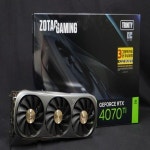 QHD 게이밍과 업그레이드 추천 그래픽카드, ZOTAC GAMING 지포스 RTX 4070 Ti Trinity OC D6X 12GB