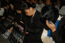 용산 참사 200일 범국민 추모제 레아호프 사거리 가득 메운 용산 참사 200일 추모제