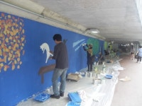 용인시 수지구, 안대지천 산책로 화사한 변신