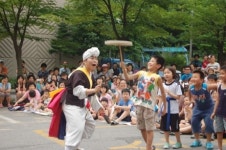 전통연희단 어울나래, 전국 돌며 무료 줄타기한마당