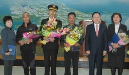 하동소방서 강대근 소방교 하동군수 감사패 받아