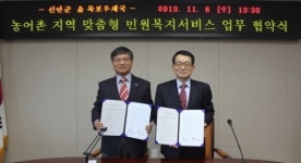 신안군, 목포우체국과 복지서비스 업무협약 체결