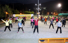 서산시, 10월까지 야간체조광장 운영