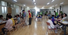 여주시 오학동, 건강마사지 복지장터 실시