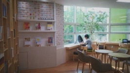 동두천시립도서관 북카페 리모델링 후 개방