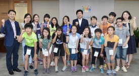 수원시, 초등학생 시장실 방문 체험 운영