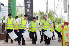 장종태 서구청장, 건양대병원 인근 대청소